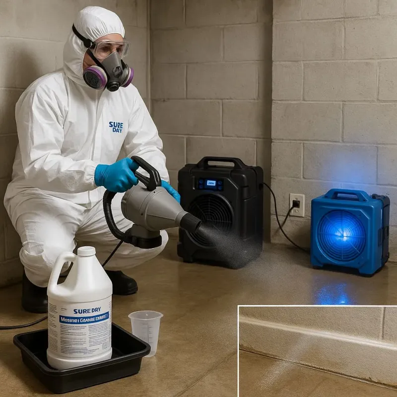Sanitization and Odor Removal process in Woodlawn, OH