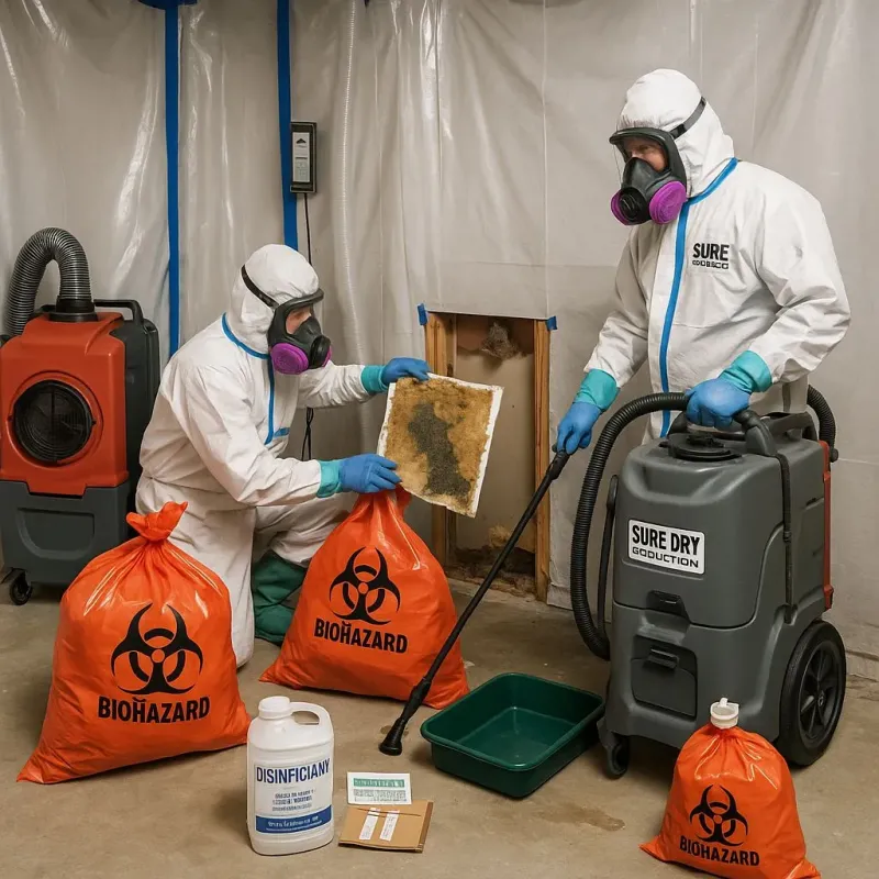 Contaminated Water Handling Protocols process in Woodlawn, OH